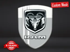 Dodge Adesivi Logo Stampati Sportivi Premium Professionali